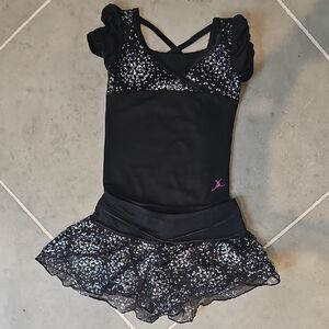 Capezio Black Sequin Kids Dance Costume